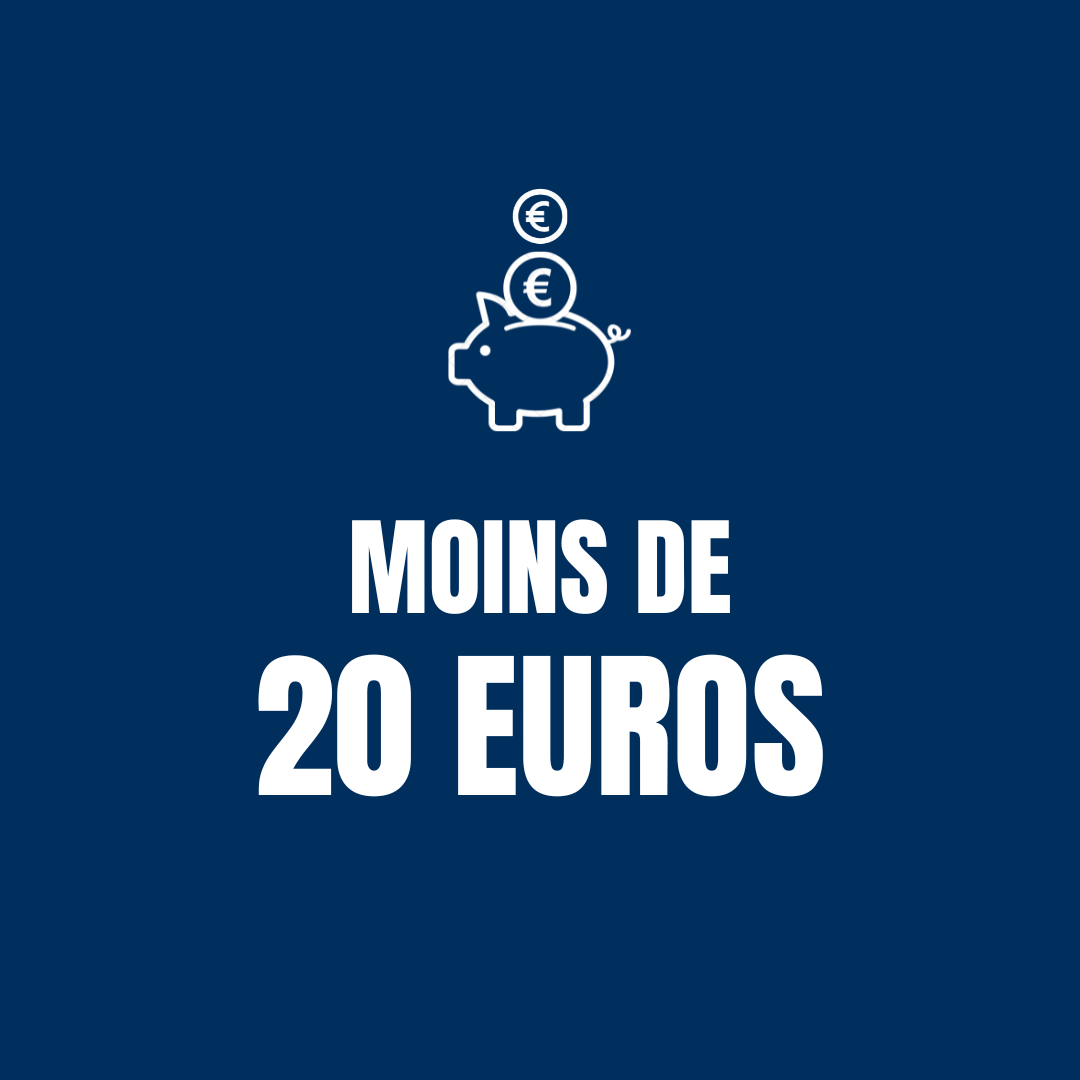 Petits prix (moins de 20€)